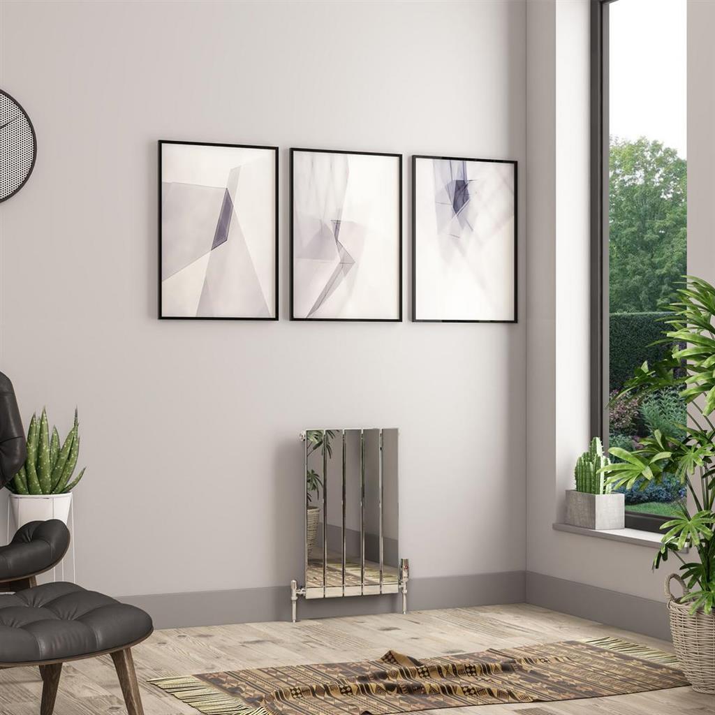 Addington II Radiator 600 x 374 Type10 Chrome