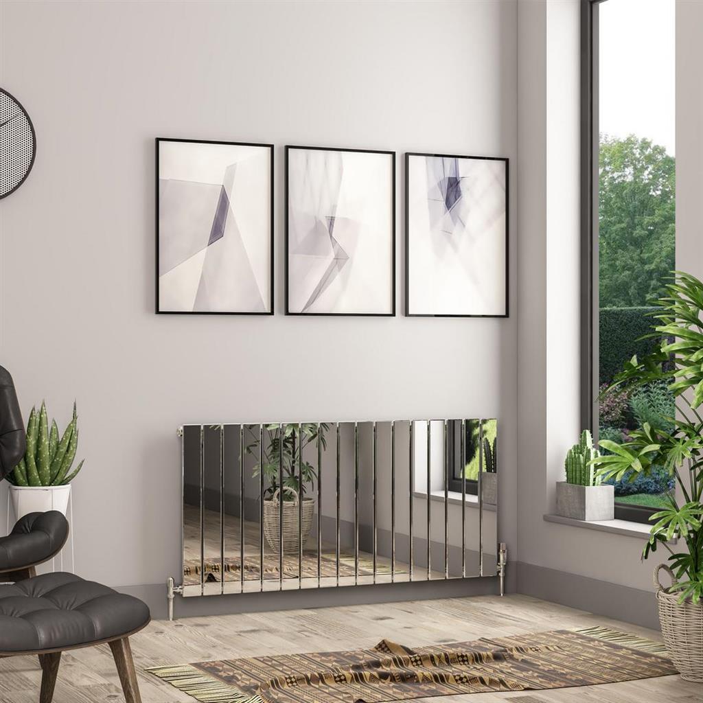 Addington II Radiator 600 x 1262 Type10 Chrome