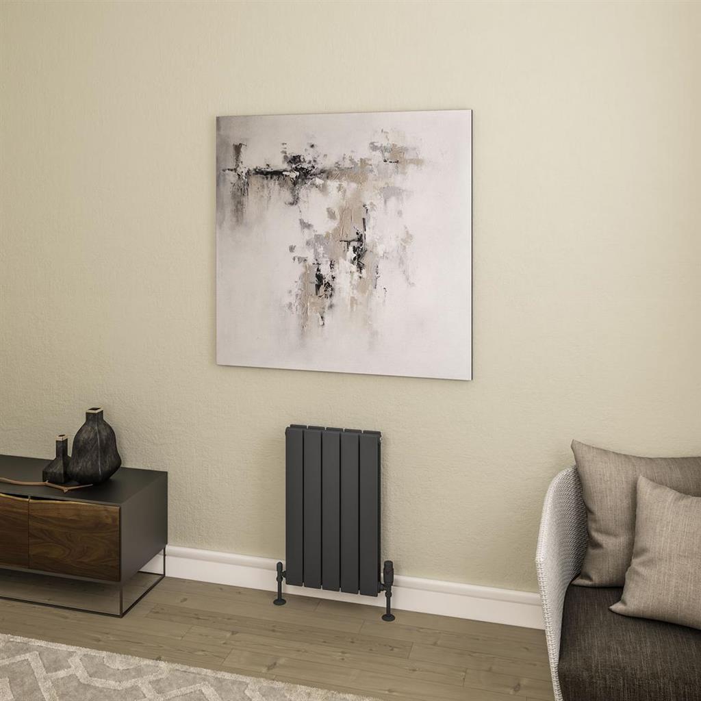 Addington II Radiator 600 x 374 Type20 Matt Anthracite