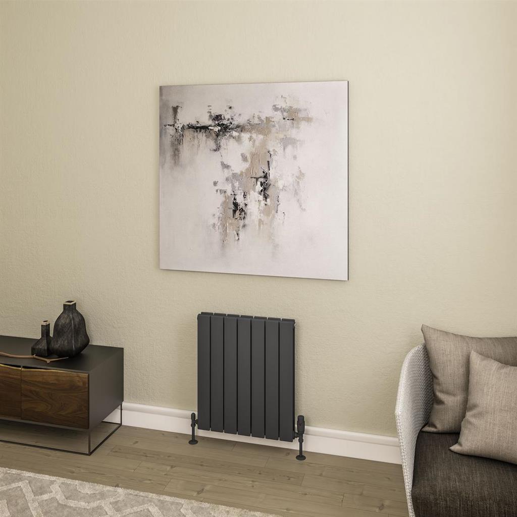 Addington II Radiator 600 x 522 Type20 Matt Anthracite