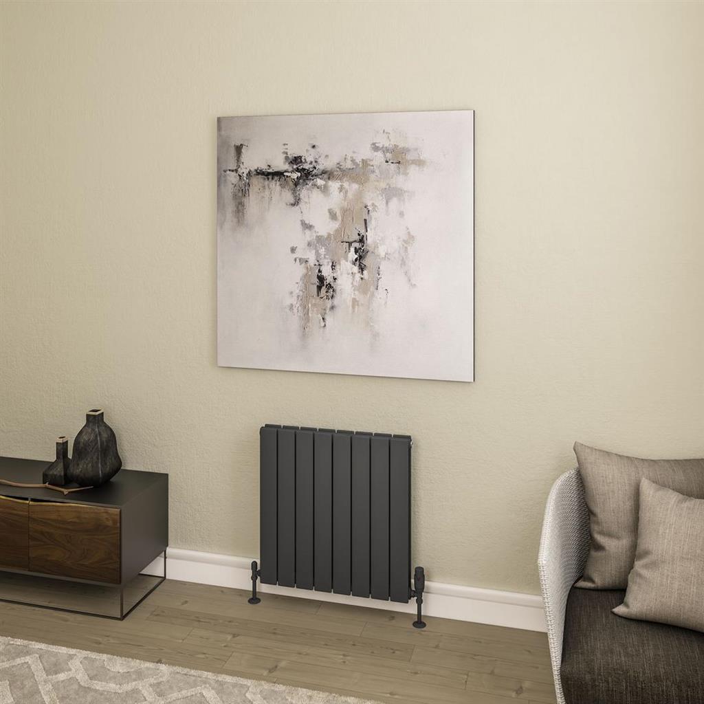 Addington II Radiator 600 x 596 Type20 Matt Anthracite