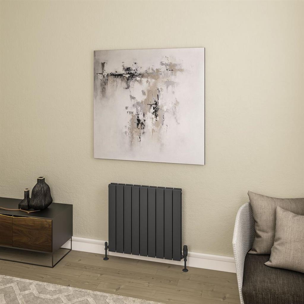 Addington II Radiator 600 x 670 Type20 Matt Anthracite