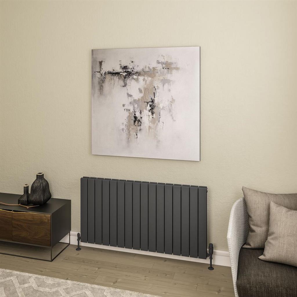 Addington II Radiator 600 x 1188 Type20 Matt Anthracite