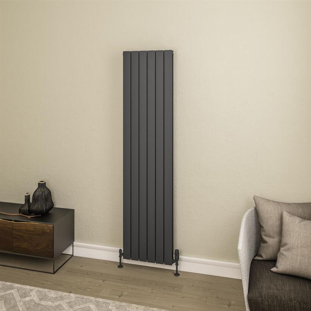 Addington II Radiator 1800 x 448 Type20 Matt Anthracite