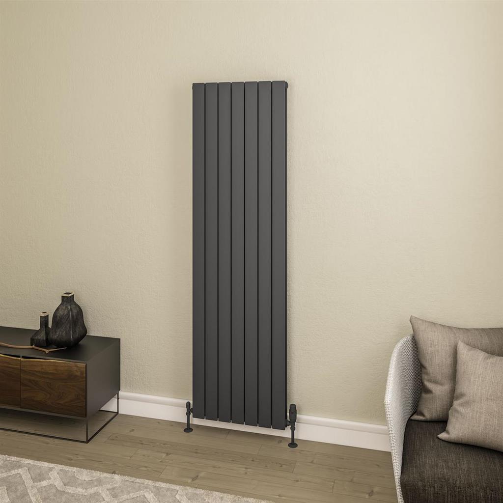 Addington II Radiator 1800 x 522 Type20 Matt Anthracite