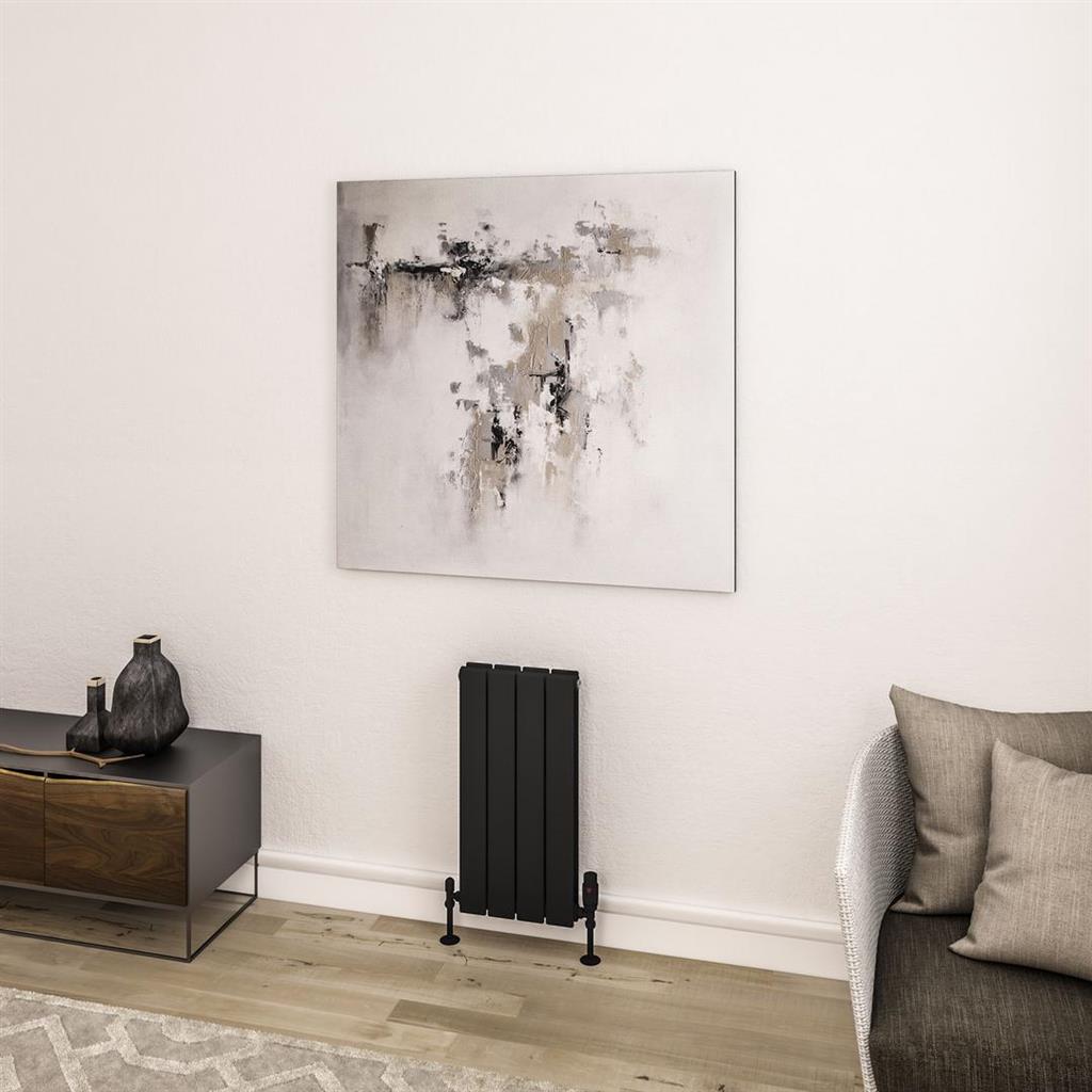 Addington II Radiator 600 x 300 Type20 Matt Black