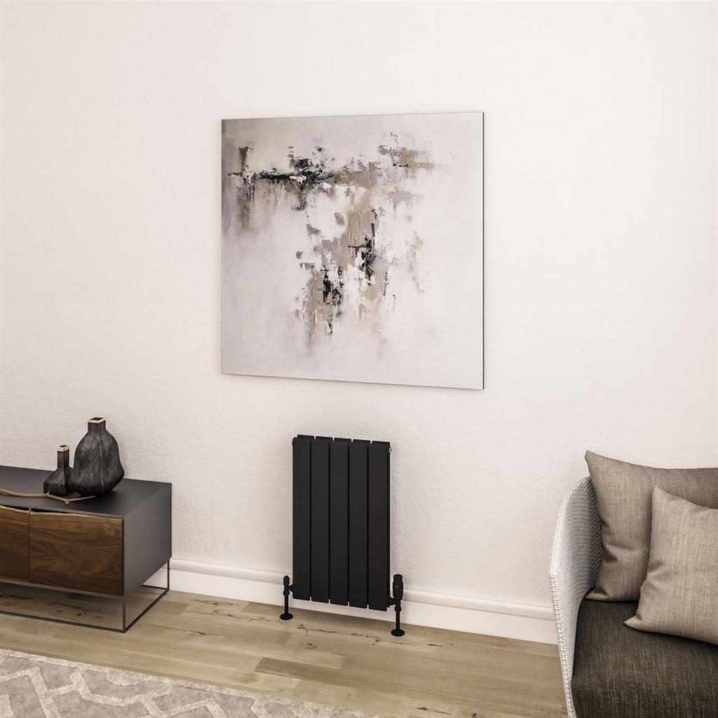 Addington II Radiator 600 x 374 Type20 Matt Black