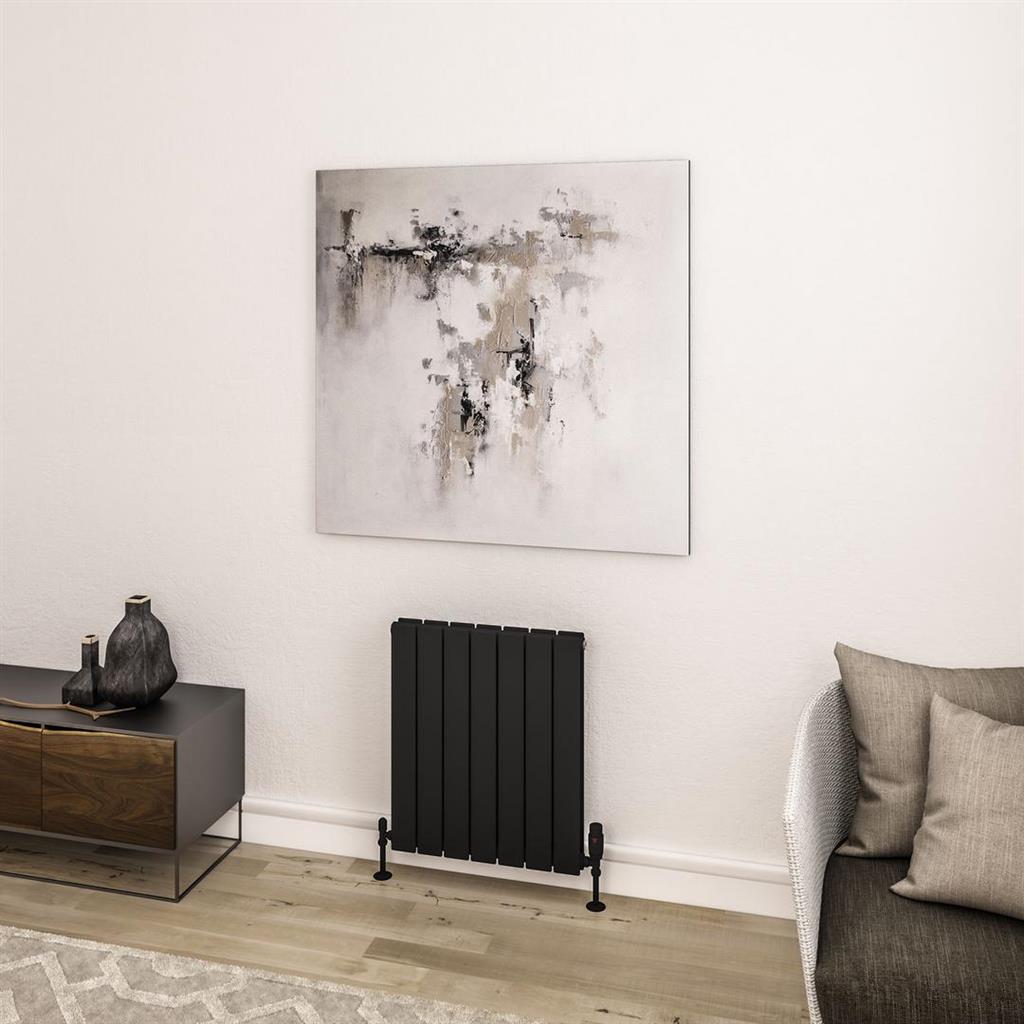 Addington II Radiator 600 x 522 Type20 Matt Black