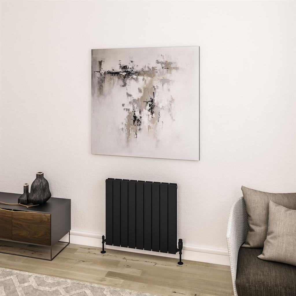 Addington II Radiator 600 x 670 Type20 Matt Black