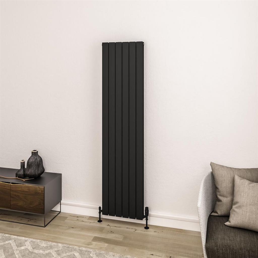 Addington II Radiator 1800 x 448 Type20 Matt Black