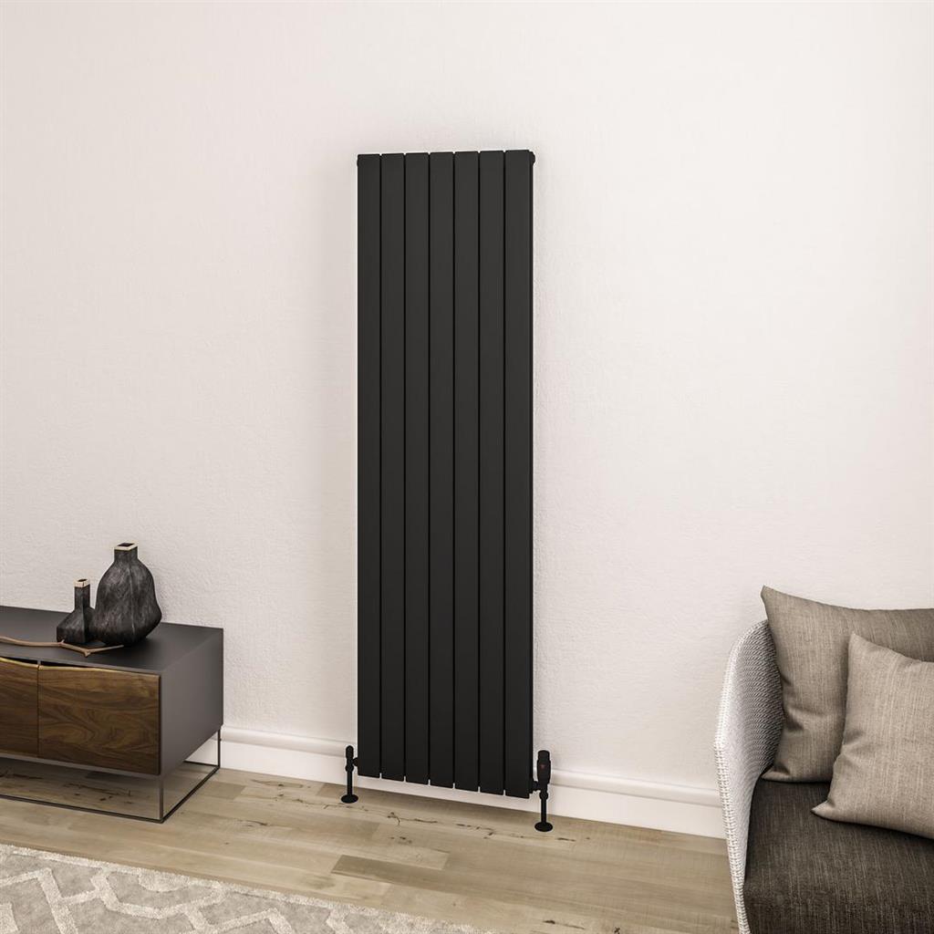 Addington II Radiator 1800 x 522 Type20 Matt Black