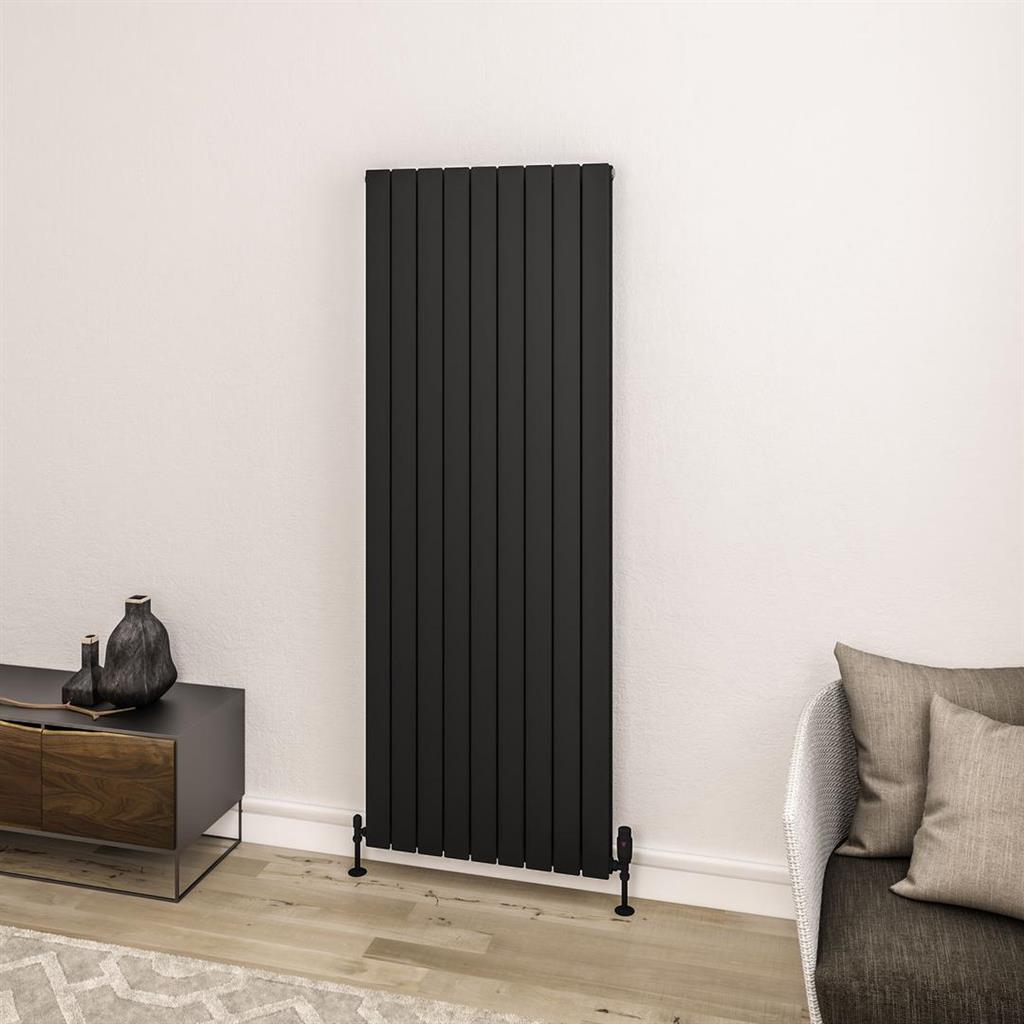 Addington II Radiator 1800 x 670 Type20 Matt Black