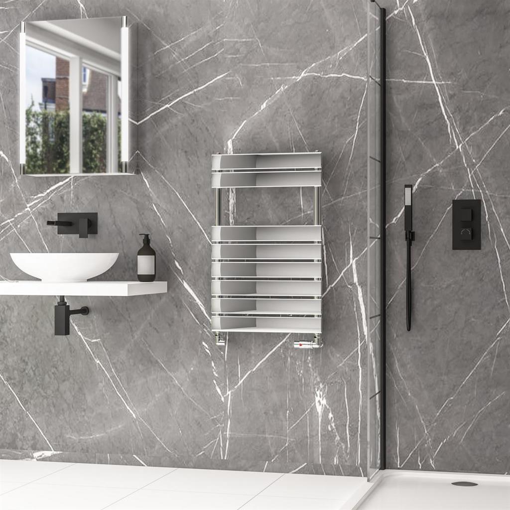 Addington II Towel Rail 790 x 500 Type10 Chrome