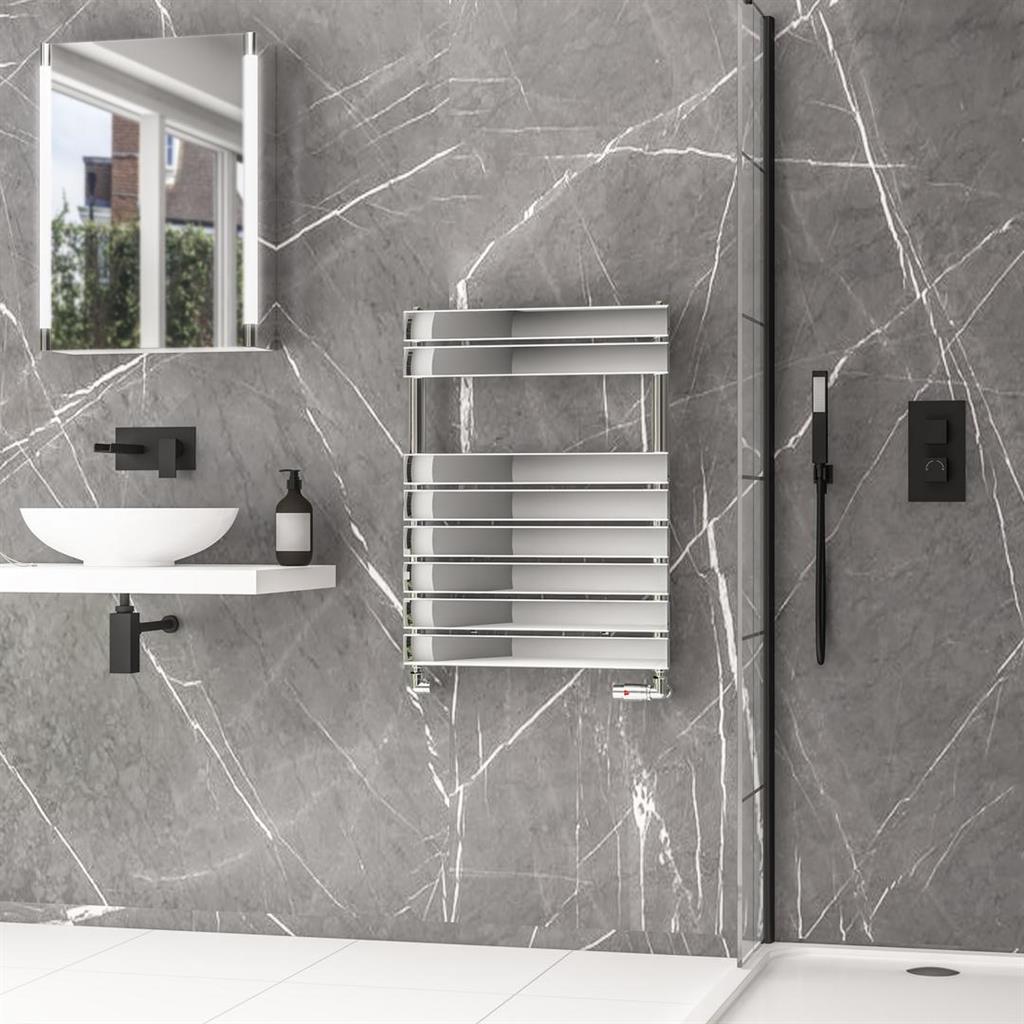 Addington II Towel Rail 790 x 600 Type10 Chrome