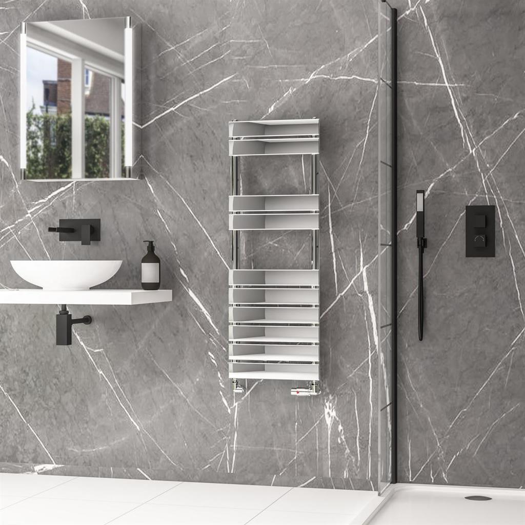 Addington II Towel Rail 1110 x 400 Type10 Chrome