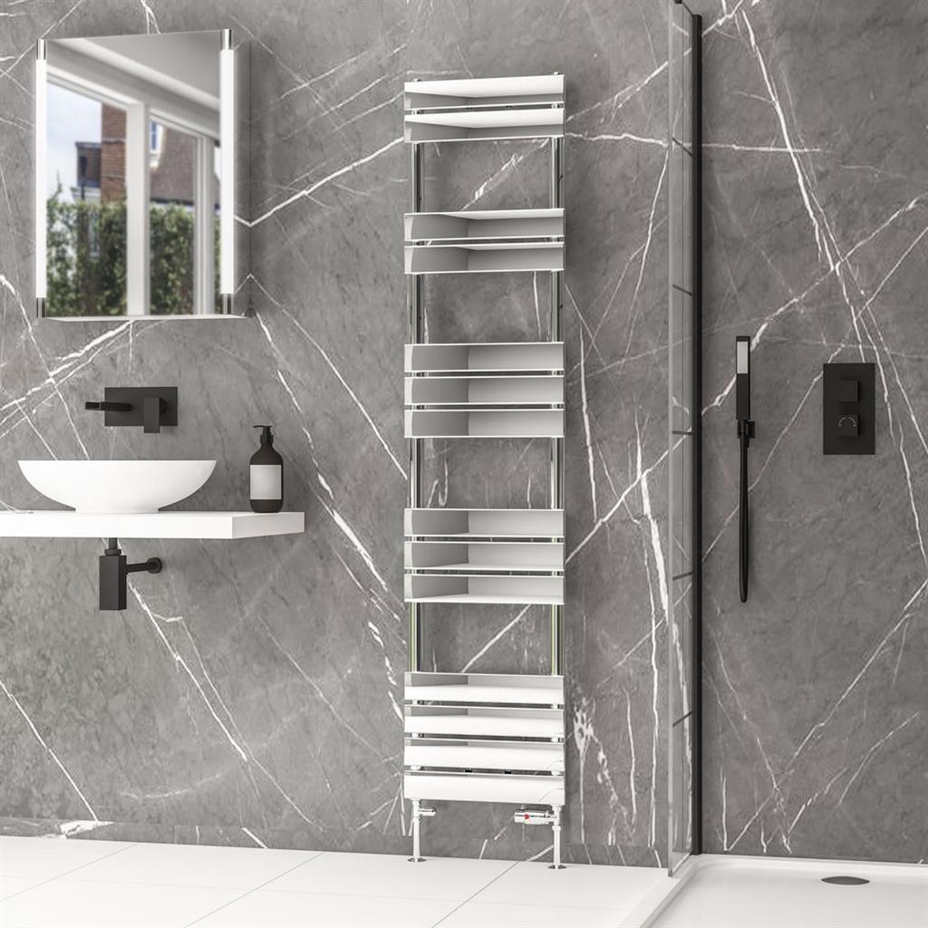 Addington II Towel Rail 1750 x 400 Type10 Chrome