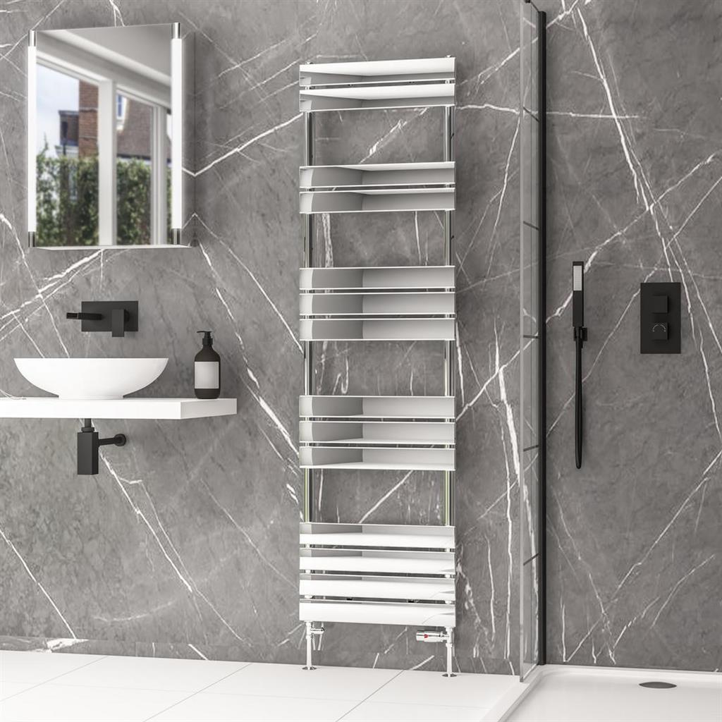 Addington II Towel Rail 1750 x 500 Type10 Chrome