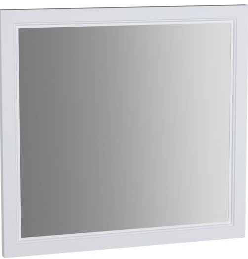 Valarte Flat Mirror 80 cm, Matt White