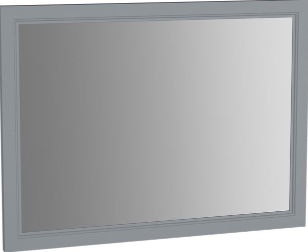 Valarte Flat Mirror 100 cm, Matt Grey