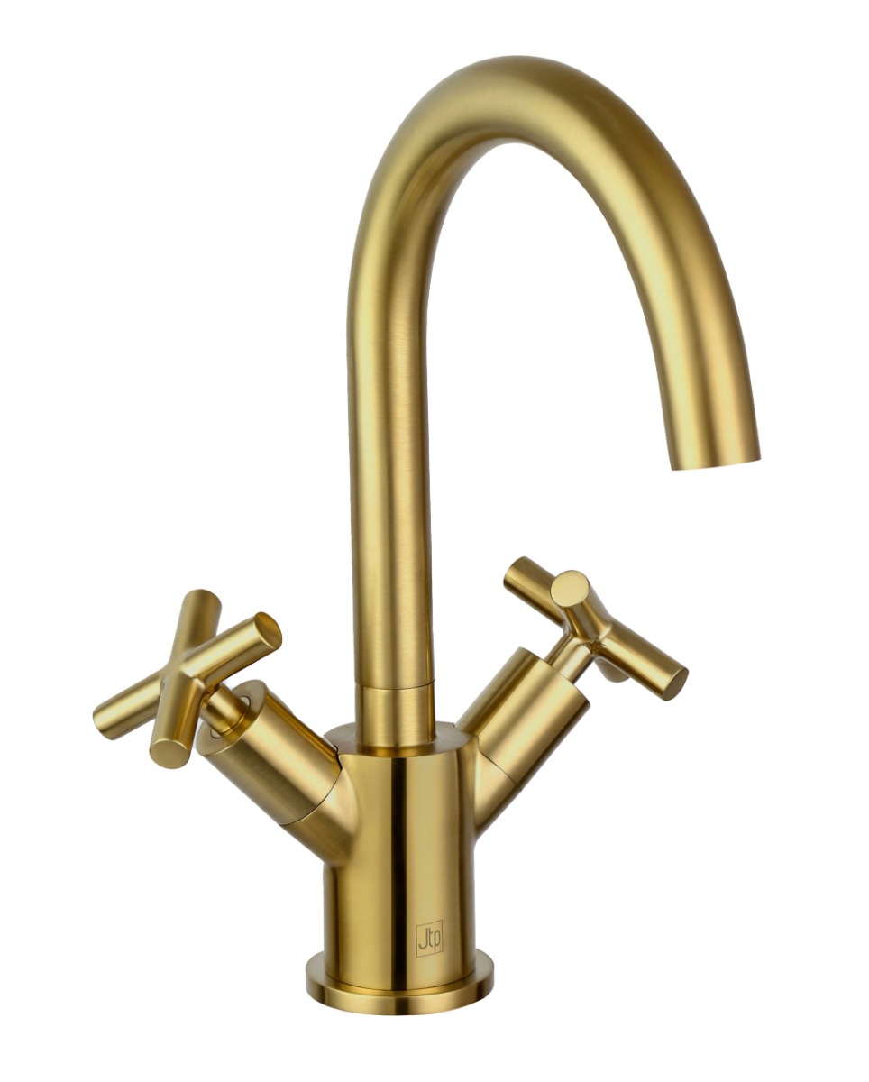 Solex mono deck mounted swivel spout basin mixer
