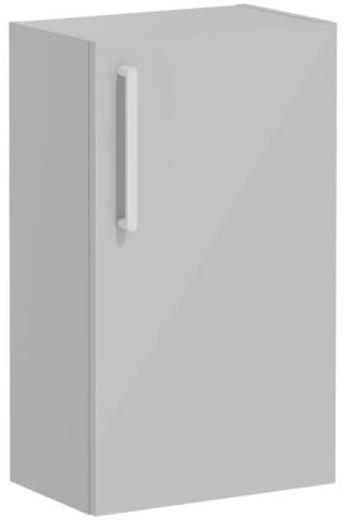 Vitra Root Flat Lower Unit Compact, 40cm, RHH High Gloss Pearl Grey