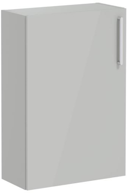 Vitra Root Flat Lower Unit, compact, 55cm, LHH High Gloss Pearl Grey