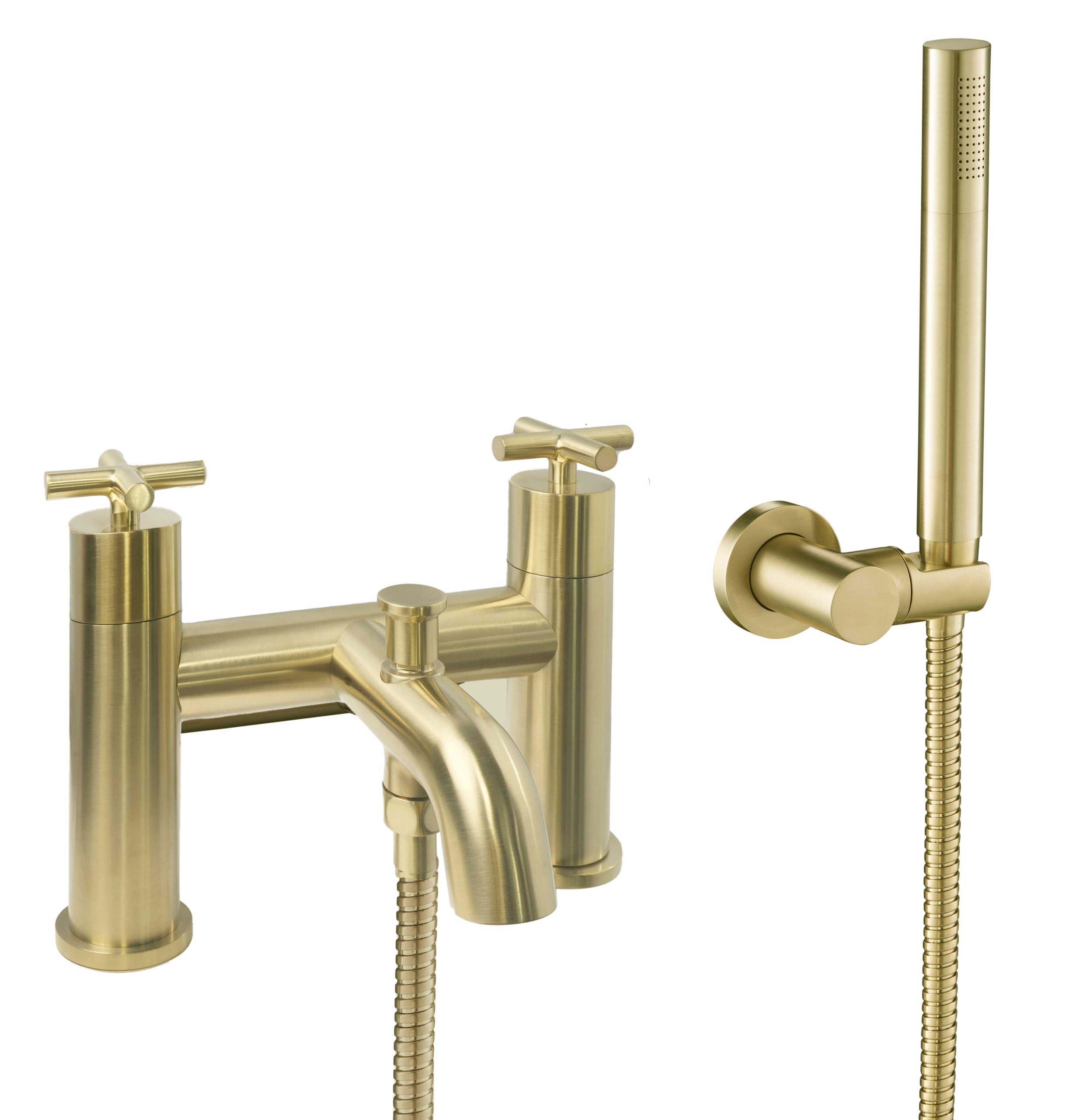 JTP - Solex Deck Mounted Bath Shower Mixer with Kit