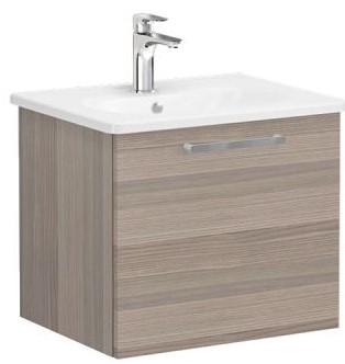 Root Flat Washbasin Unit & Basin 60cm, Cordoba, with drawer