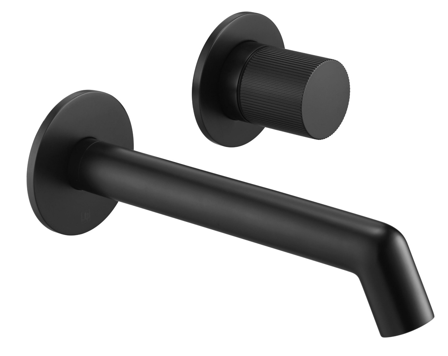 EVO Wall mounted basin mixer without lever Matt Black