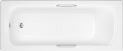 Trojan Granada 2 1500 x 700mm Twin Grip Anti-Slip Single Ended Bath NTH- White