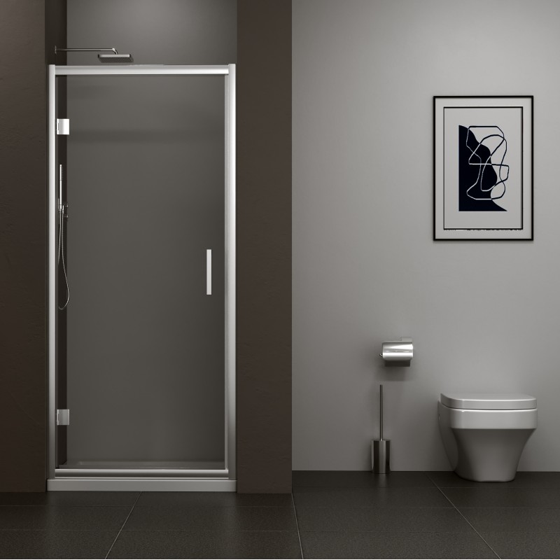 Kleen Shower Enclosure Hinged Door - 700X1900X6Mm (SEHD70)