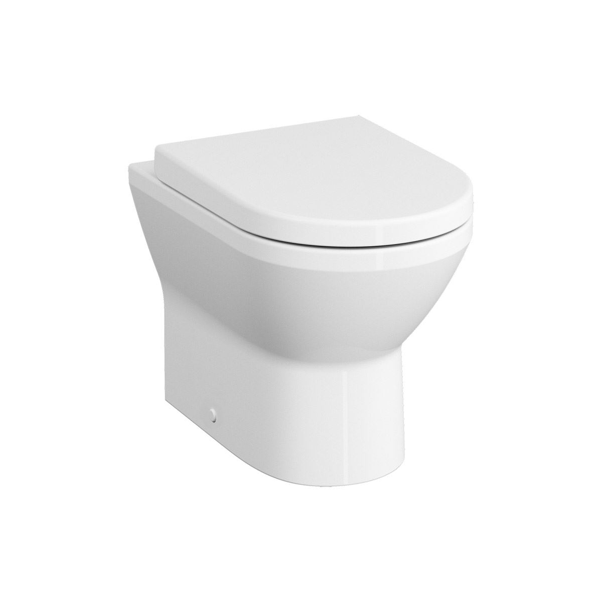 Integra Floor-Standing WC Pan & Seat 54cm White