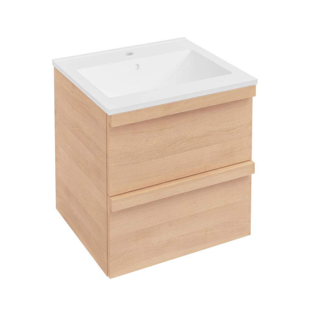 Kydbrook 500 Wall Hung Drawer Unit Light Oak