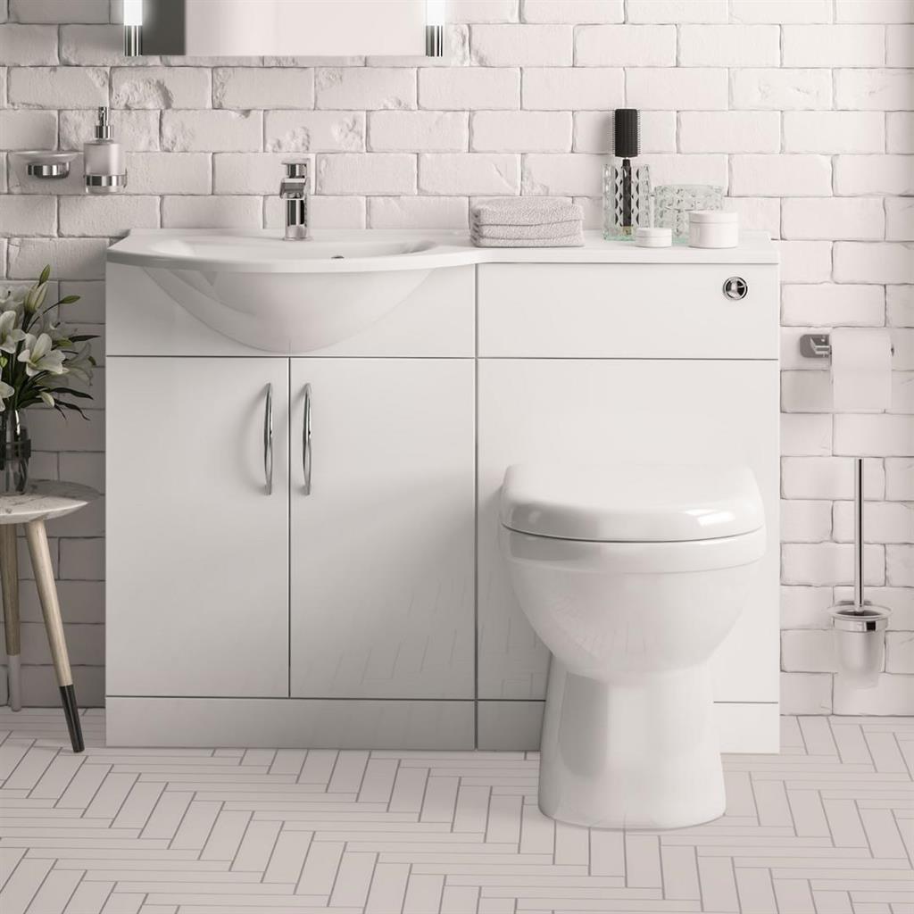 Lyegrove Slimline 50cm WC Unit - Gloss White