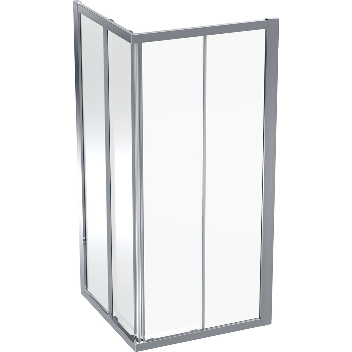 GEO square shower enclosure 900mm