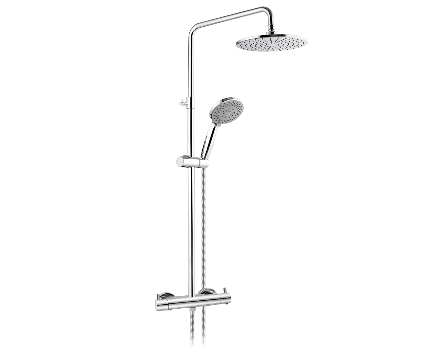 Florence Round Thermostaitc Bar – 2 Outlets