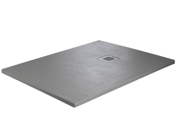 Just Trays Natural Shower Tray Malham Grey 900x700mm
