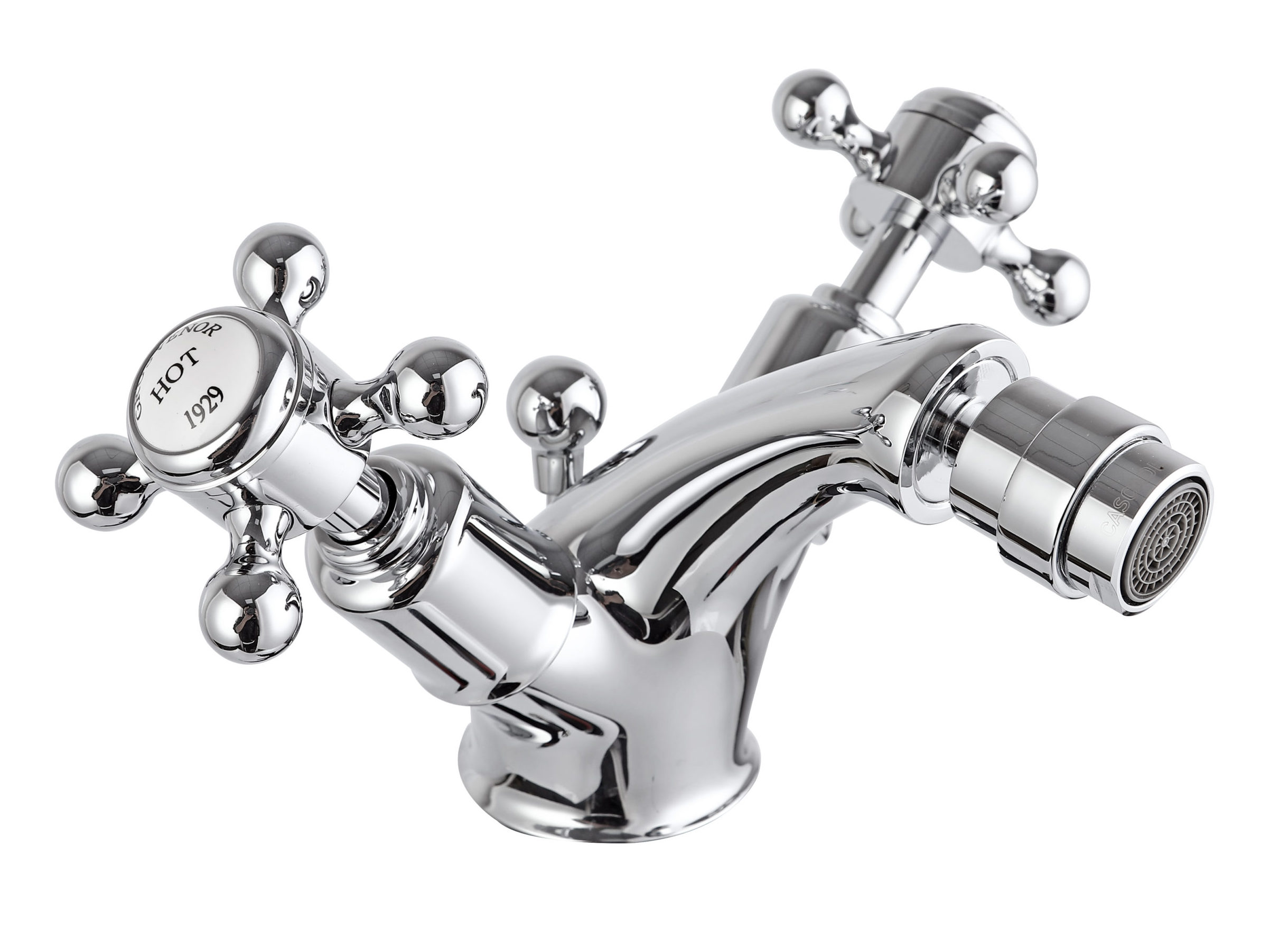 JTP - Grosvenor Cross Bidet mixer with pop up waste