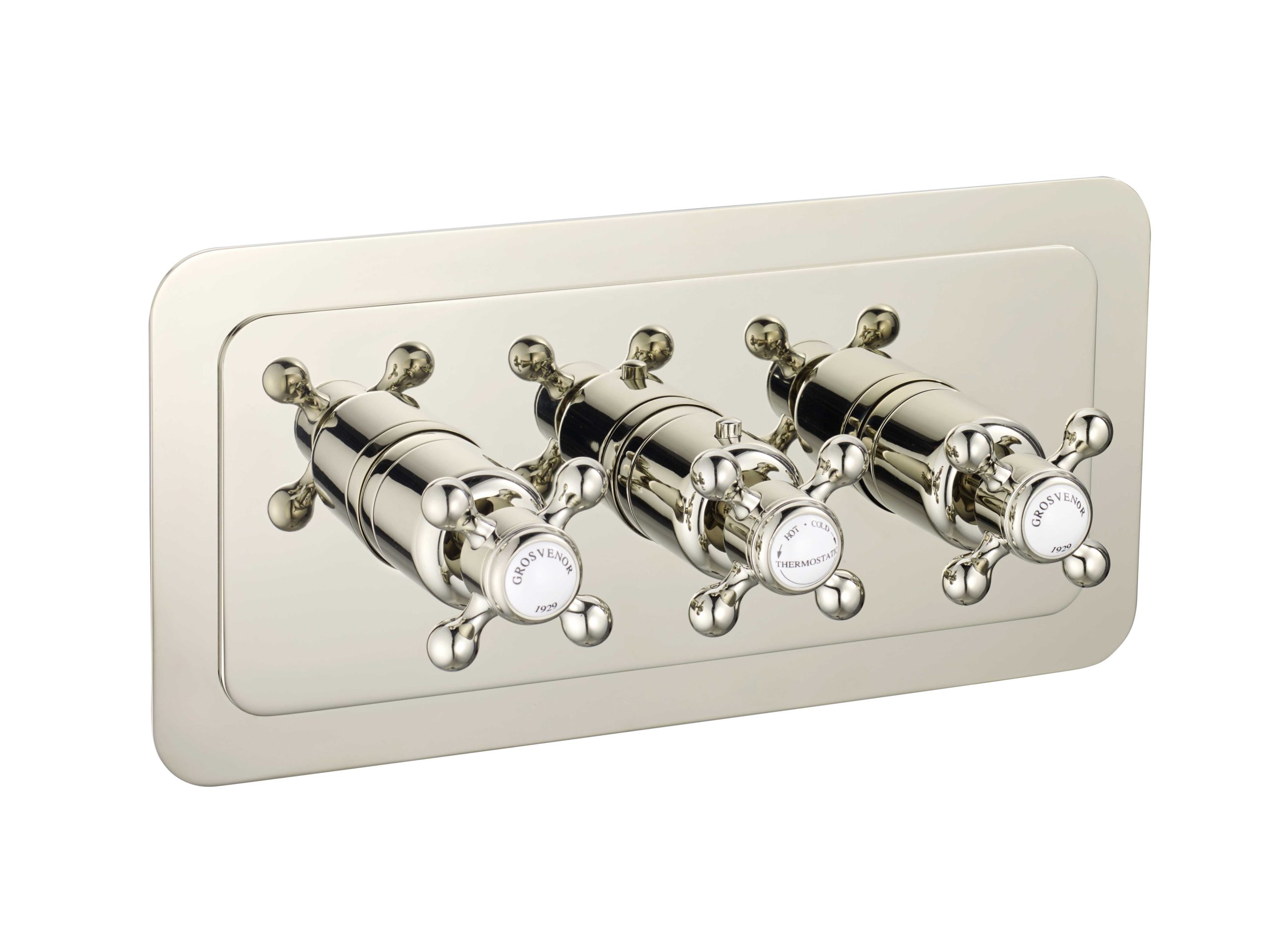 JTP - Grosvenor Cross Thermostatic 3 Outlet Shower Valve