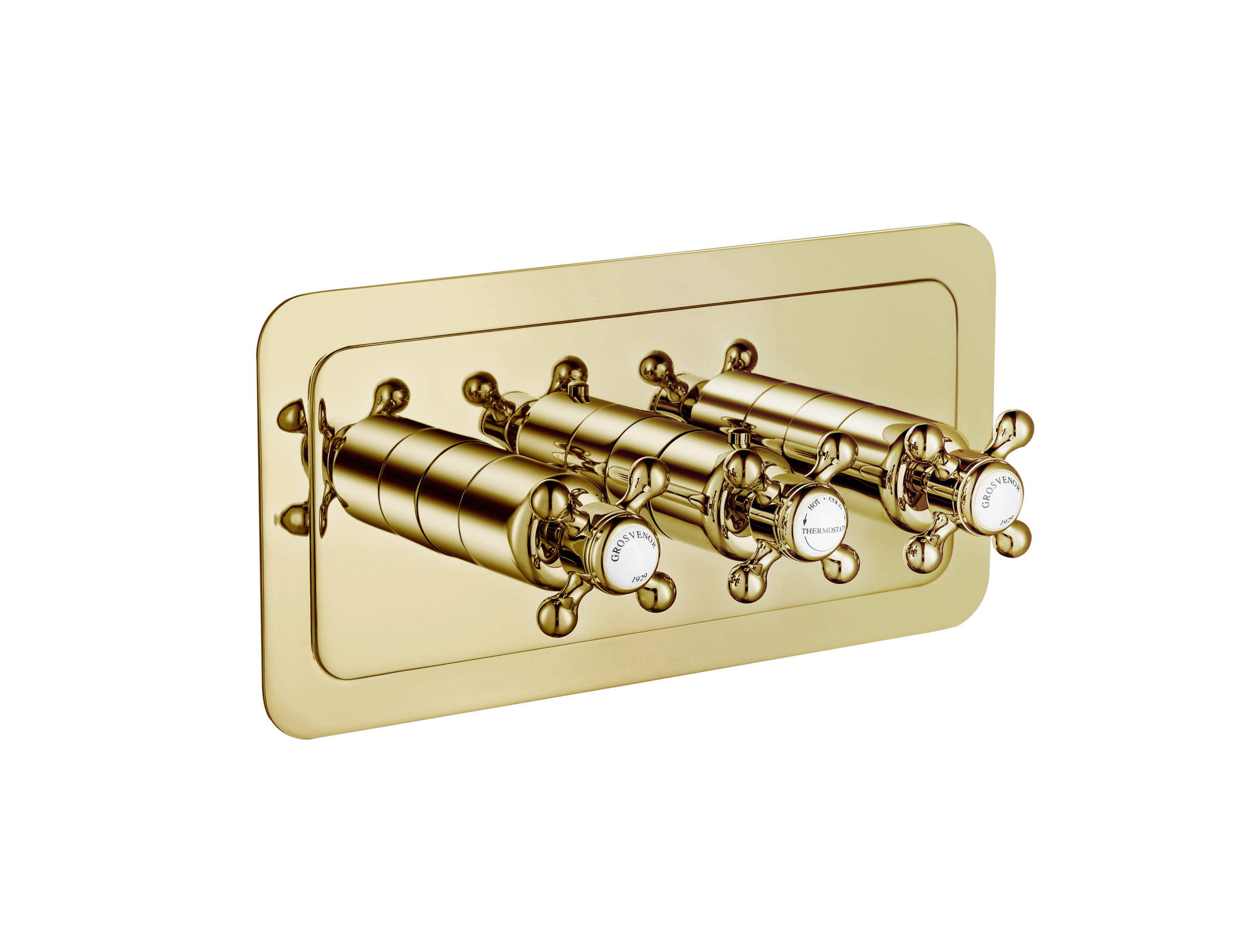 JTP - Grosvenor Cross Thermostatic 2 Outlet Shower Valve