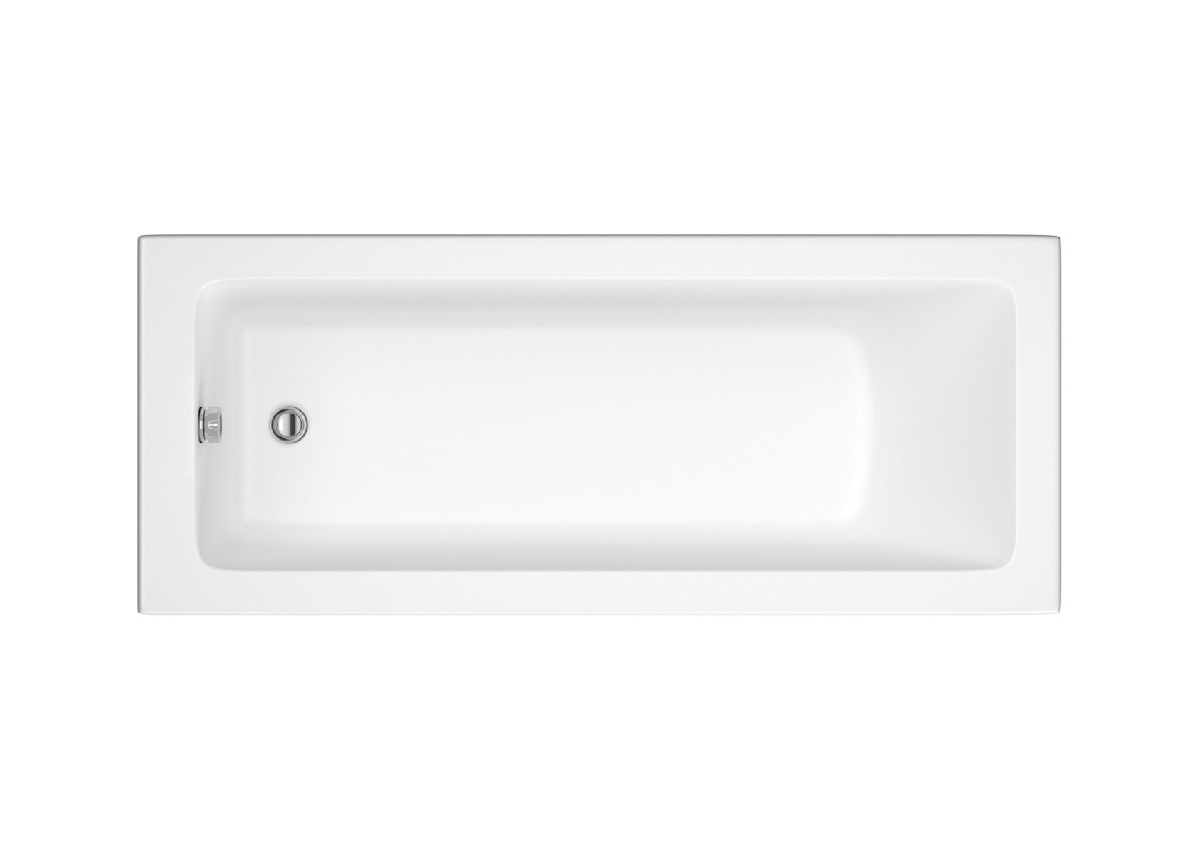 Rectangular acrylic bath 1600 x 700 x 540mm