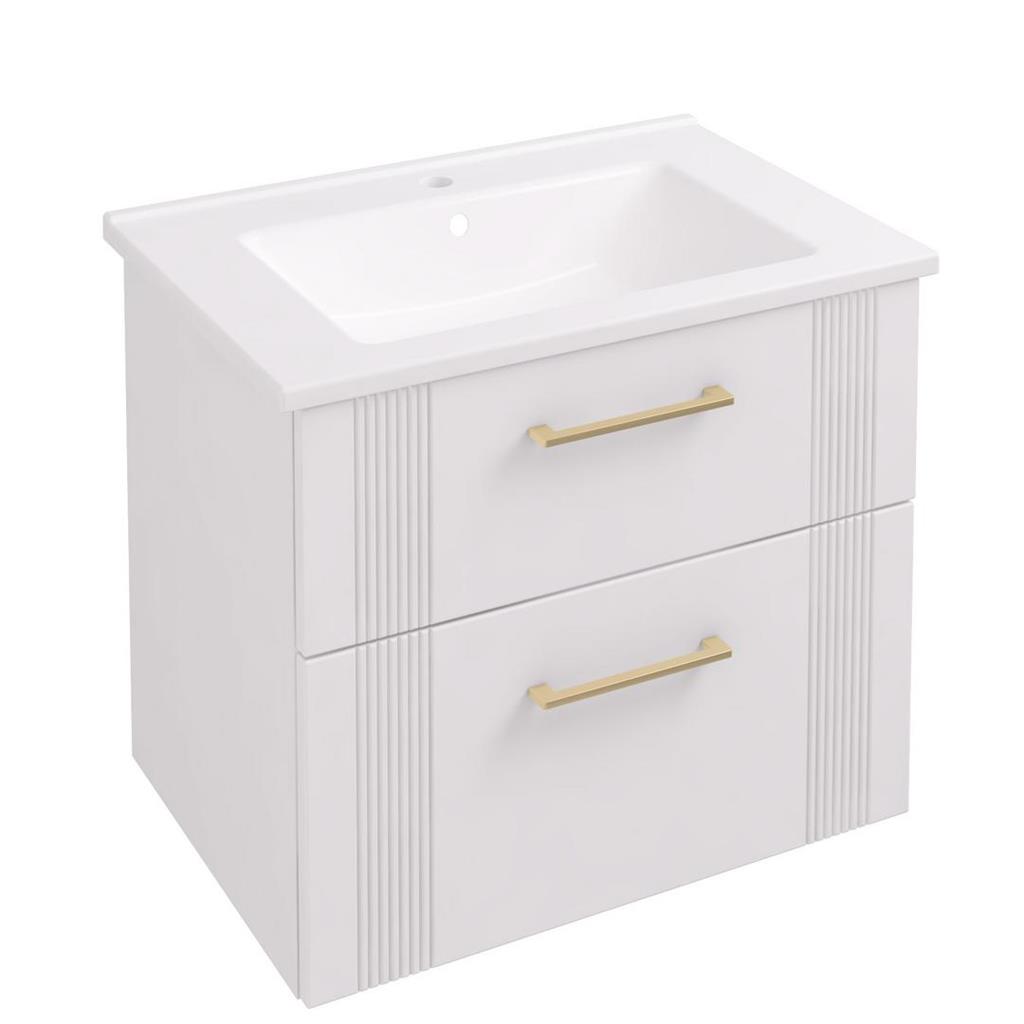 Cranham 60 Wall Hung Vanity Unit Matt White