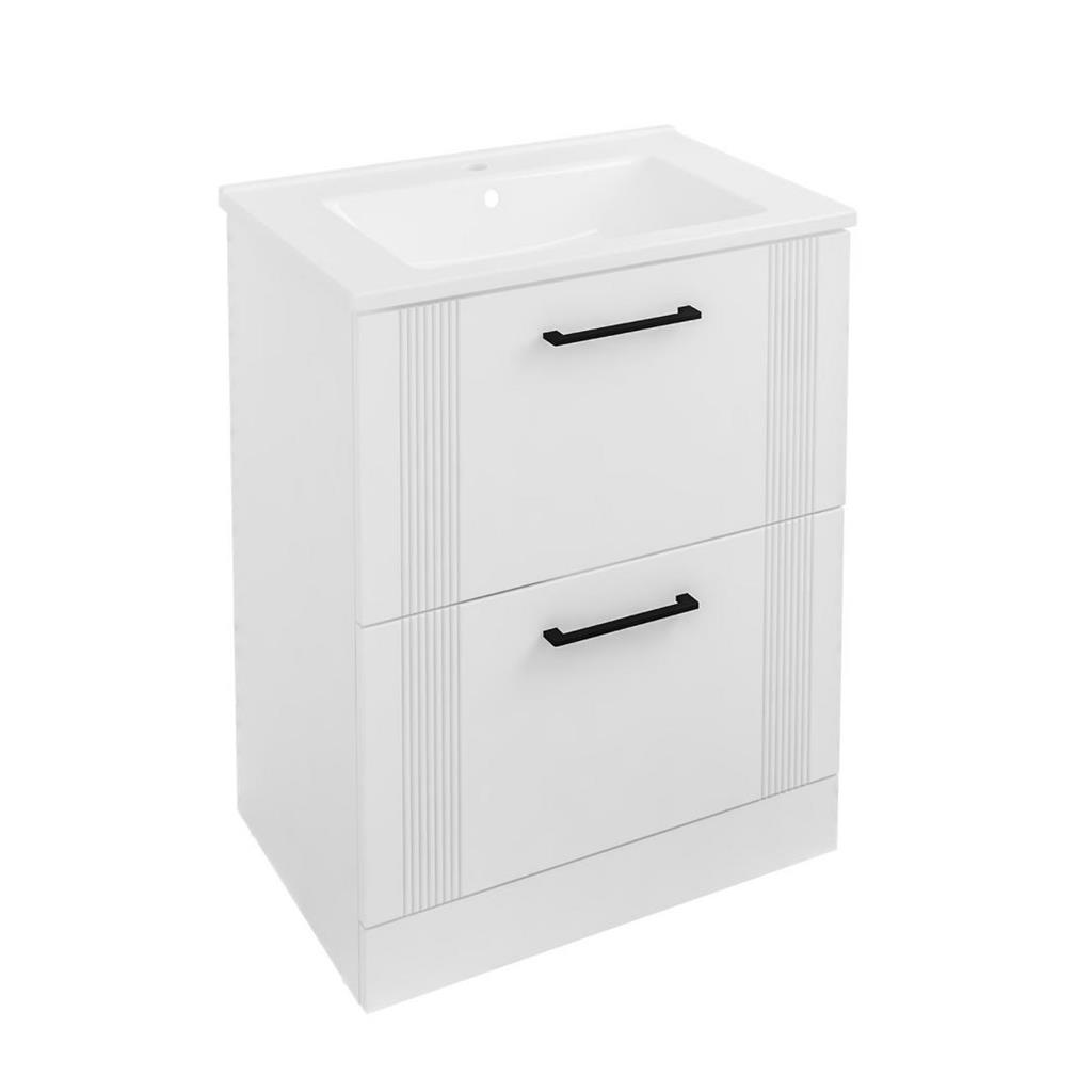 Cranham 60 Floorstanding Vanity Unit Matt White