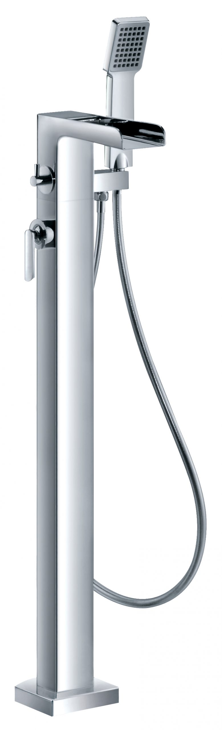JTP - Cascata Floor Mounted Bath Shower Mixer with Kit