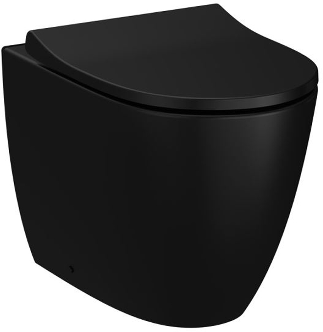 Vitra Sento Back-to-wall WC Pan & Seat Black