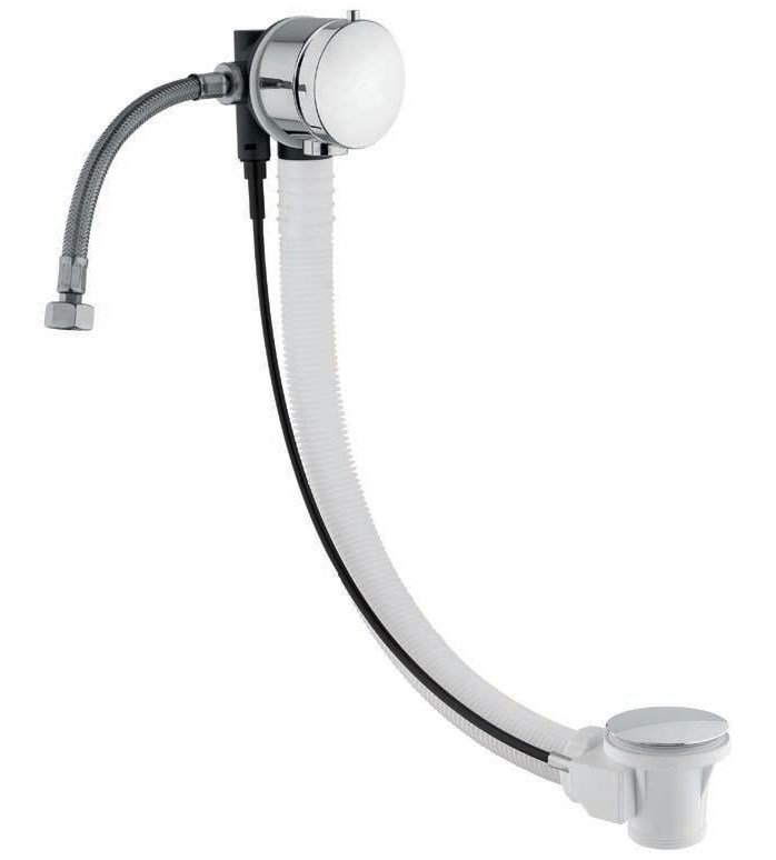 JTP - Bath Filler with Pop up Waste, 60cm