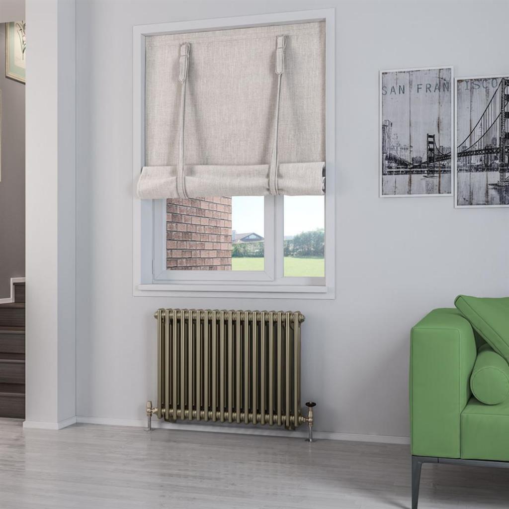 Rivassa 2 Column Radiator 600 x 833mm Bronze Effect