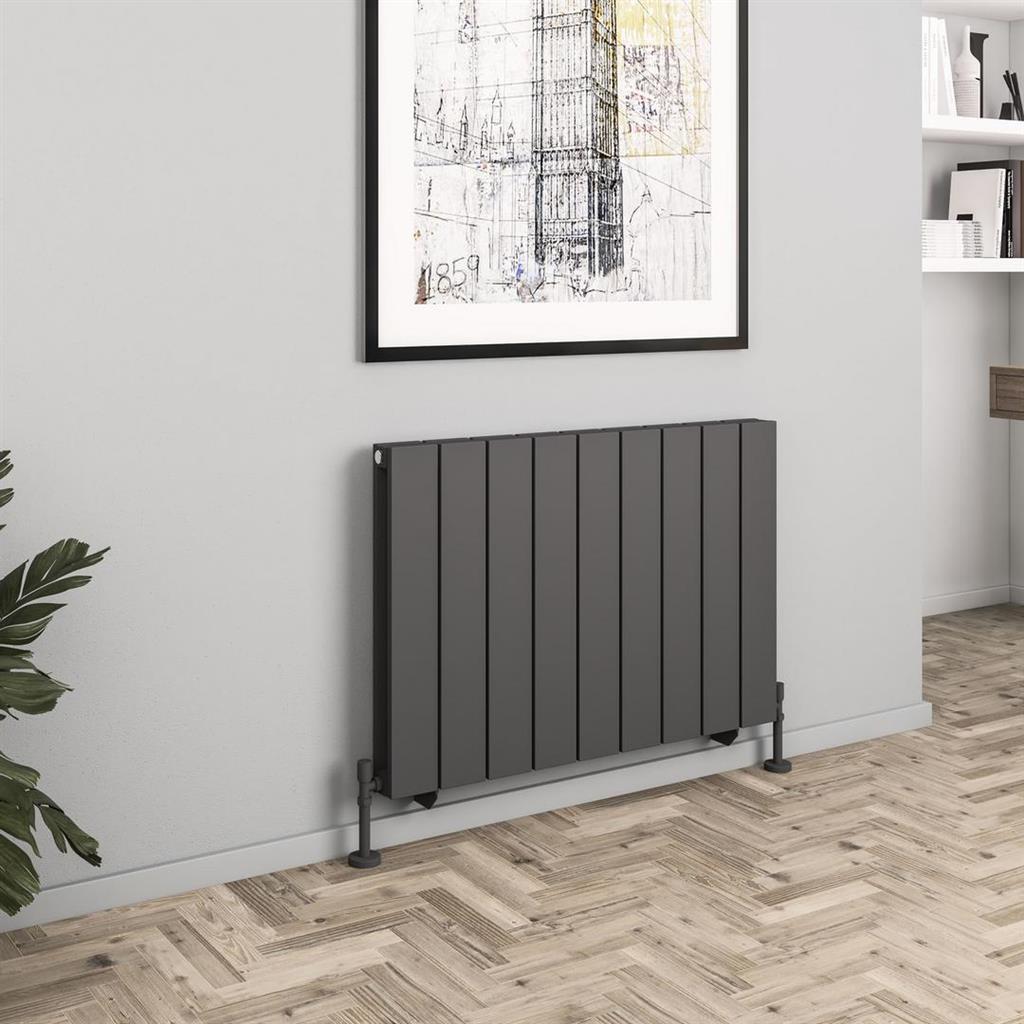 Queenswood 600 x 873 Aluminium Radiator Matt Anthracite
