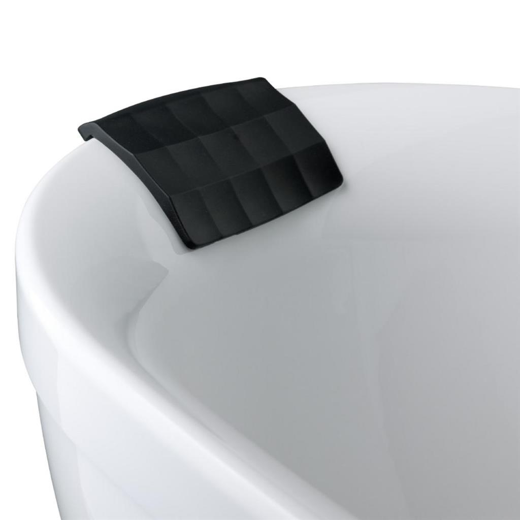 Universal PU gel headrest Black Black