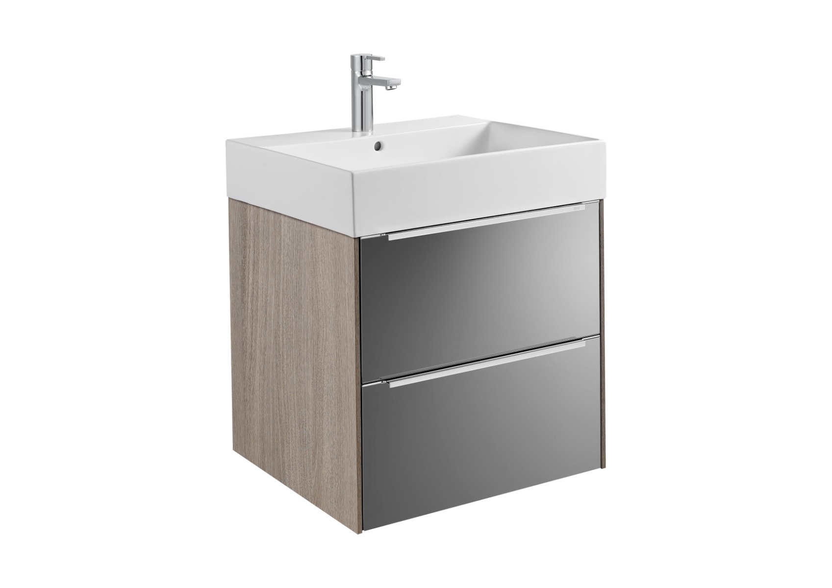 Unik (base unit and basin) CITY OAK / DARK MIRROR